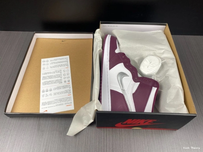 Kick Theory 555088-611 OG Air 1 High Bordeaux Jordan 0814